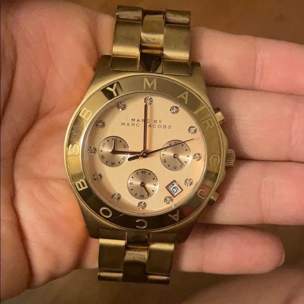 Marc by Marc Jacobs rose gold watch